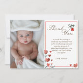 Wasserfarbenherz und -herd oben dank Karte (Vorderseite)