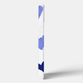 Wasserfarbenherzen brachen in blau aus Case-Mate iPhone hülle (Rückseite / Rechts)