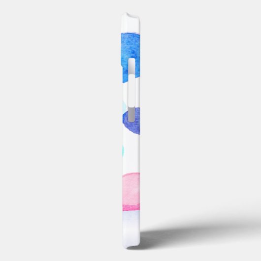 Wasserfarbenherzen Case-Mate iPhone Hülle (Rückseite / Links)