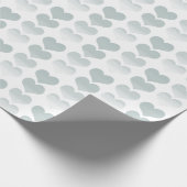 Wasserfarbenherzen Geschenkpapier (Ecke)