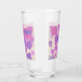 Wasserfarbenherzen Glas (Rechts)