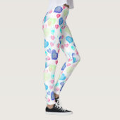 Wasserfarbenherzen Leggings (Rechts)