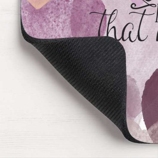 Wasserfarbenherzen Mousepad (Ecke)