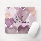 Wasserfarbenherzen Mousepad (Mit Mouse)