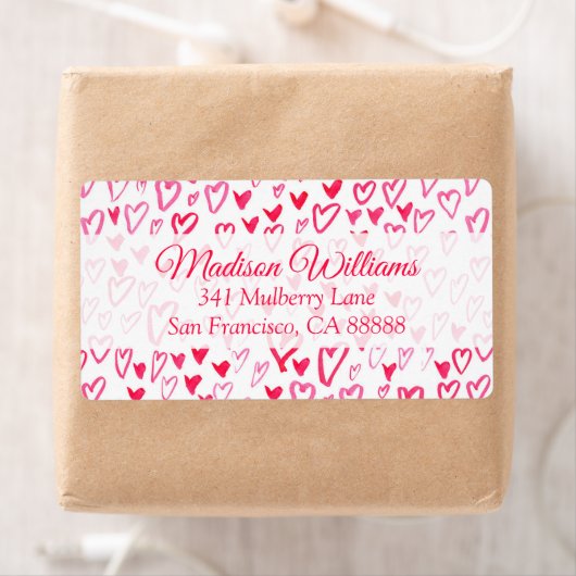 Wasserfarbenherzen | Muster IV der Liebe (Insitu)