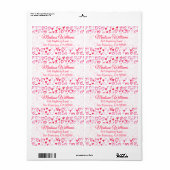 Wasserfarbenherzen | Muster IV der Liebe (Vorne)