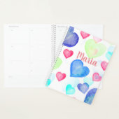 Wasserfarbenherzen Planer (Anzeige)