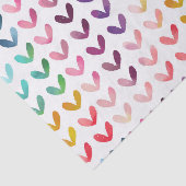 Wasserfarbenherzen Seidenpapier (Ausschnitt)