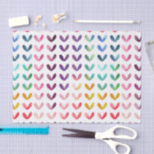 Wasserfarbenherzen Seidenpapier (Handwerk)