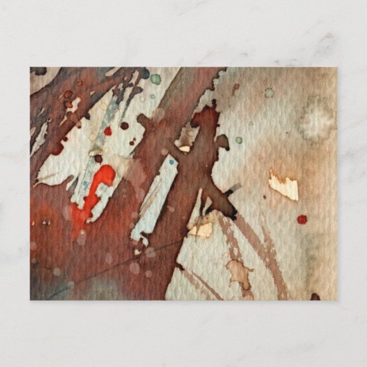 Wasserfarbenhintergrund 5 postkarte (Vorderseite)