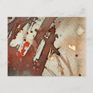 Wasserfarbenhintergrund 5 postkarte