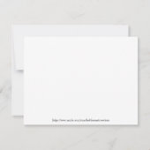 Wasserfarbenhinweis von Pinguinen Flachbildschirm Einladung (Rückseite)