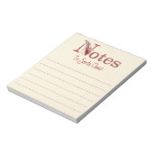 Wasserfarbenhinweise für den Weihnachtsmann Notizblock (Rotiert)