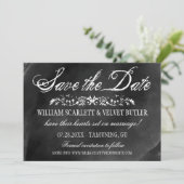 Wasserfarbenhochzeit Datum speichern Save The Date (Stehend Vorderseite)