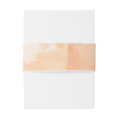 Wasserfarbenhochzeit Einladungsbanderole (Rückseitenbeispiel)