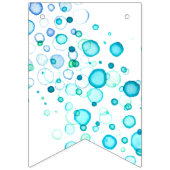 Wasserfarbenhochzeit Wimpelkette (Zweite Fahne)