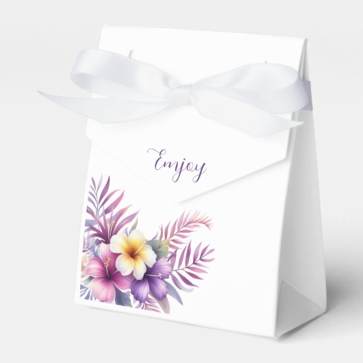 Wasserfarbeninsel Romance-Wedding Geschenkschachtel (Vorderseite)