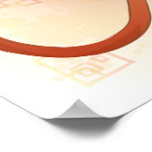 Wasserfarbenjahr des Affen, Ninja Poster (Ecke)