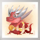 Wasserfarbenjahr des Drachen, Samurai Poster (Vorne)