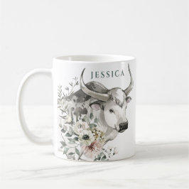 Wasserfarbenjahr des Ochsen | Chinesisches Neujahr Kaffeetasse