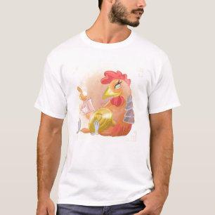 Wasserfarbenjahr des Roosters, Samurai T-Shirt