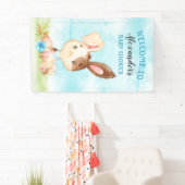 Wasserfarbenjunge Bunny Baby Showfarm Banner (Insitu)