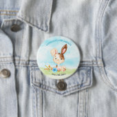 Wasserfarbenjunge Bunny Baby Showfarm Button (Beispiel)