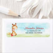 Wasserfarbenjunge Pferdeschwulstdusche (Insitu)