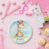 Wasserfarbenjunge Pferdeschwulstdusche Pappteller (Party)