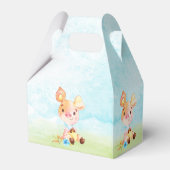 Wasserfarbenjunge Piggy Baby-Duschfarm Geschenkschachtel (Rückseite)