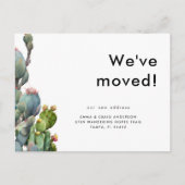 Wasserfarbenkaktus, die wir verschoben haben postkarte (Vorderseite)