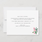 Wasserfarbenkaktus gepflanzte neue Roots Bewegung Ankündigung (Rückseite)