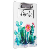 Wasserfarbenkaktus Klemmbrett (Rechts)