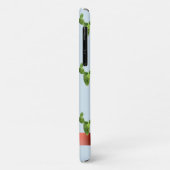 Wasserfarbenkaktus, Streifen - Personalisiert Case-Mate iPhone Hülle (Hinten/Links)