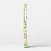 Wasserfarbenkaktus, Sukkulenter Glitzer Bokeh Case-Mate iPhone Hülle (Rückseite / Links)