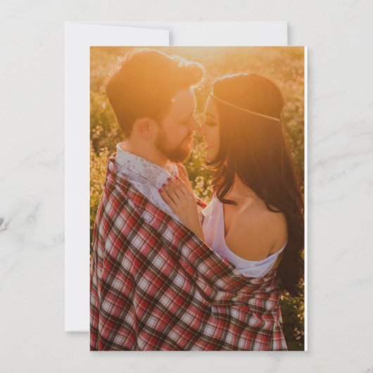 Wasserfarbenkaktus zum Hochzeitssehen speichern Si Save The Date (Rückseite)