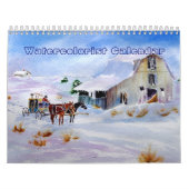 Wasserfarbenkalender Kalender (Titelbild)