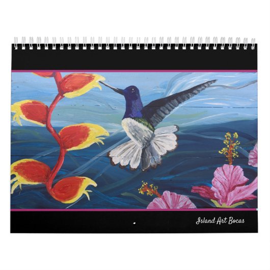 Wasserfarbenkalender nach Insel Art Bocas Kalender (Titelbild)
