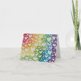 Wasserfarbenkarte Dankeskarte