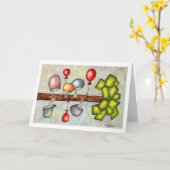 Wasserfarbenkarte für Pilzbaum Karte (Gelbe Blume)