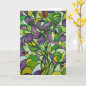 Wasserfarbenkarte Karte (Gelbe Blume)