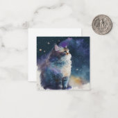 Wasserfarbenkarte Mitteilungskarte (Vorderseite/Rückseite Beispiel)