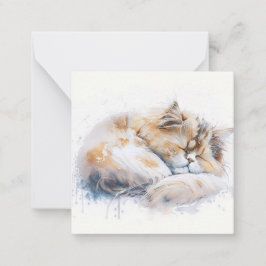 Wasserfarbenkarte Mitteilungskarte