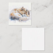 Wasserfarbenkarte Mitteilungskarte (Vorne/Hinten)