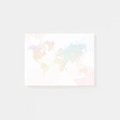 Wasserfarbenkarte Post-it Klebezettel (Vorderseite)