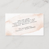 Wasserfarbenkarte Visitenkarte (Rückseite)