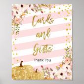 Wasserfarbenkarten und -schild poster (Vorne)