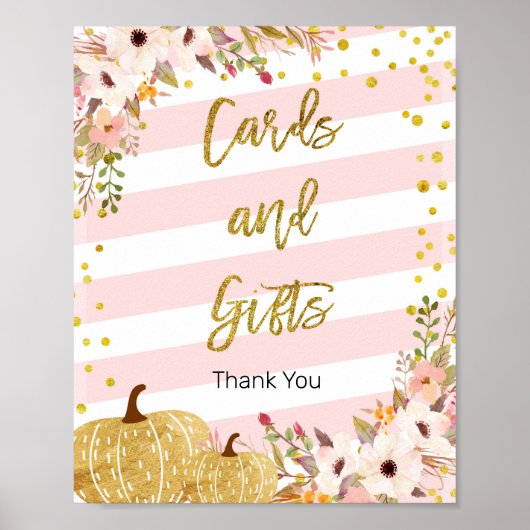 Wasserfarbenkarten und -schild poster (Vorne)