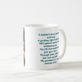 Wasserfarbenkatze & -florale - Liebe einer Mutter Kaffeetasse (VorderseiteRechts)