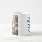 Wasserfarbenkatze & -florale - Liebe einer Mutter Kaffeetasse (Mittel)